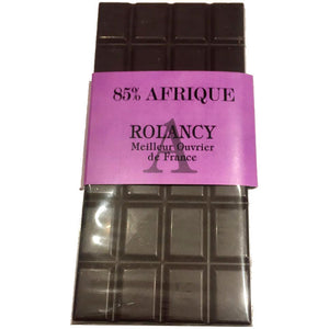 Tablette chocolat noir 85% Afrique